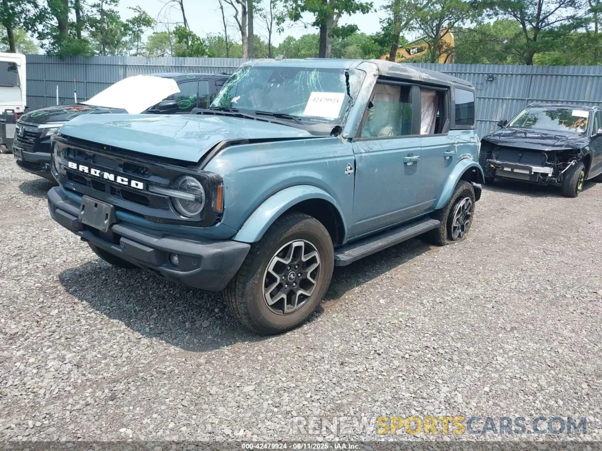 2 Photograph of a damaged car 1FMEE5DP1NLA79367 FORD BRONCO 2022