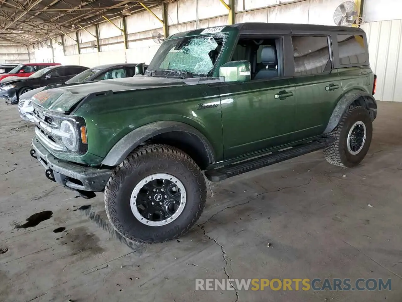 1 Photograph of a damaged car 1FMEE5DP3NLB22400 FORD BRONCO 2022