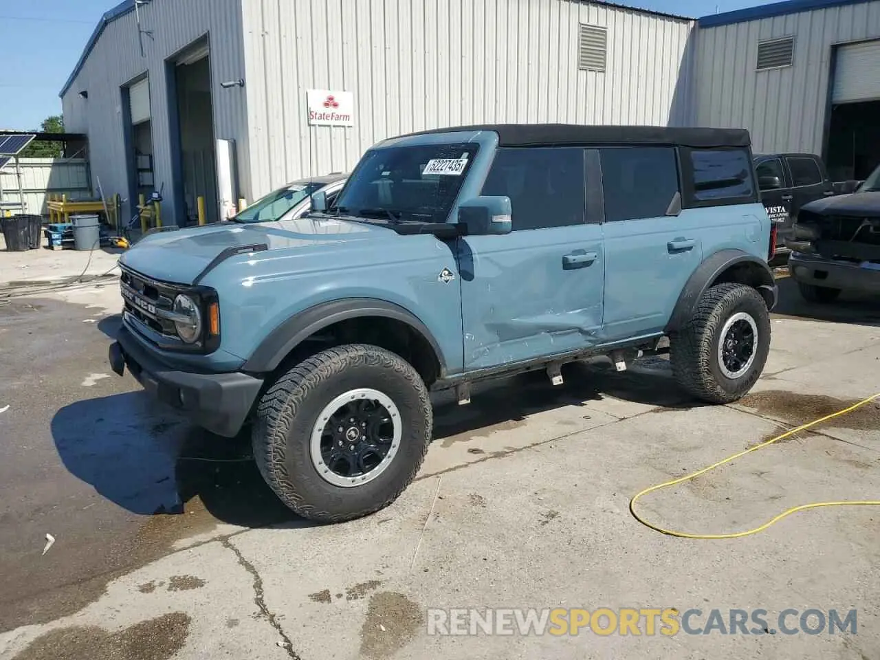 1 Photograph of a damaged car 1FMEE5DP3NLB62749 FORD BRONCO 2022
