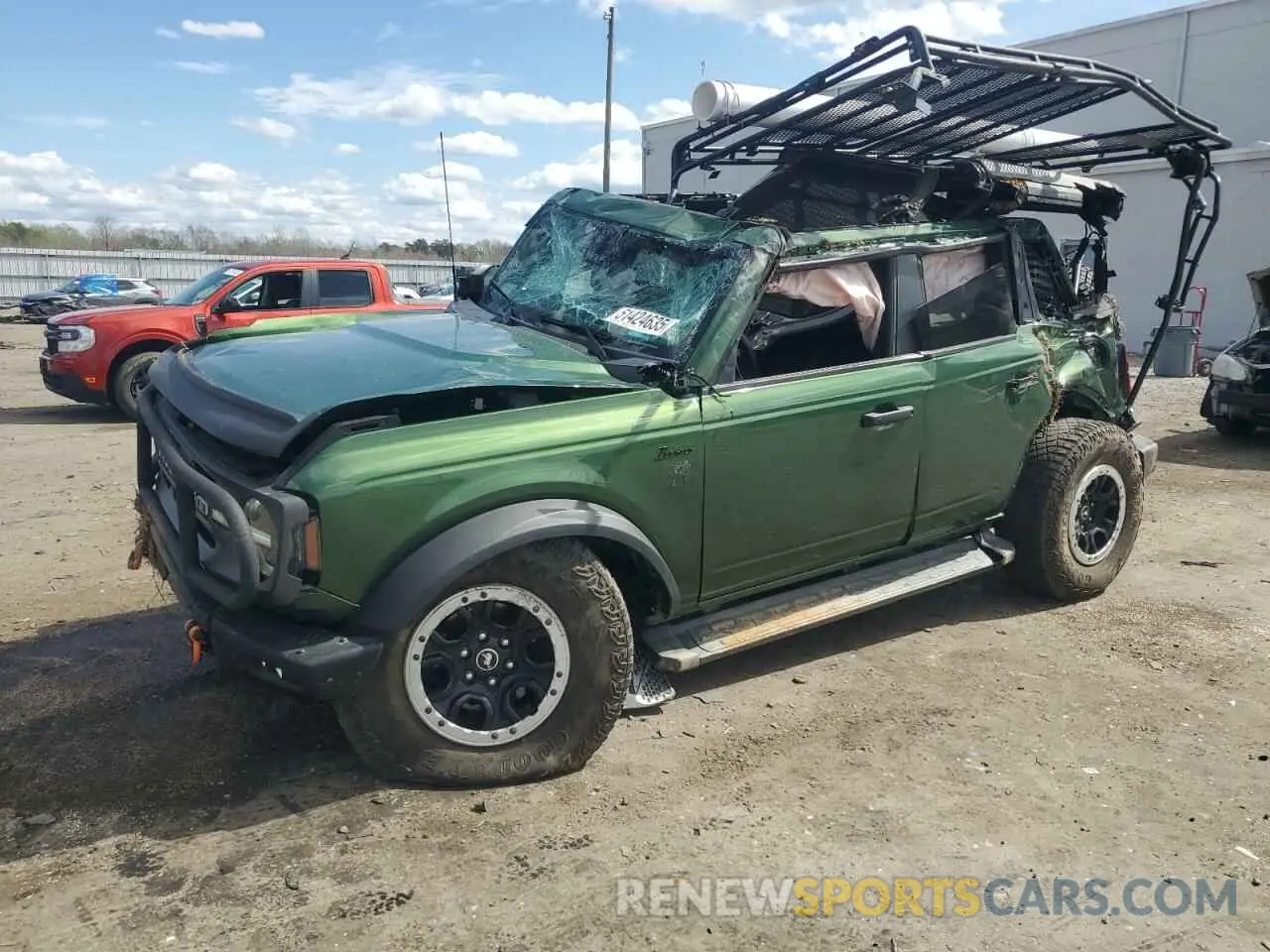 1 Photograph of a damaged car 1FMEE5DP3NLB78207 FORD BRONCO 2022