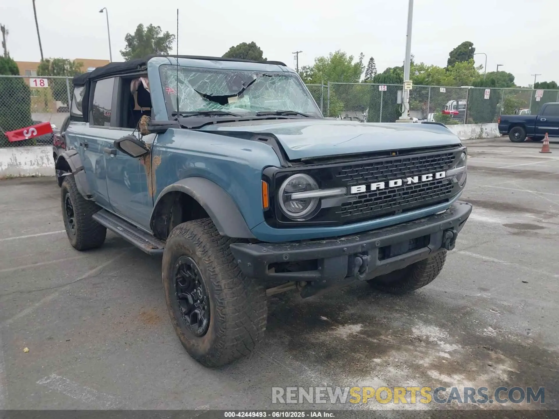 1 Photograph of a damaged car 1FMEE5DP6NLA91823 FORD BRONCO 2022