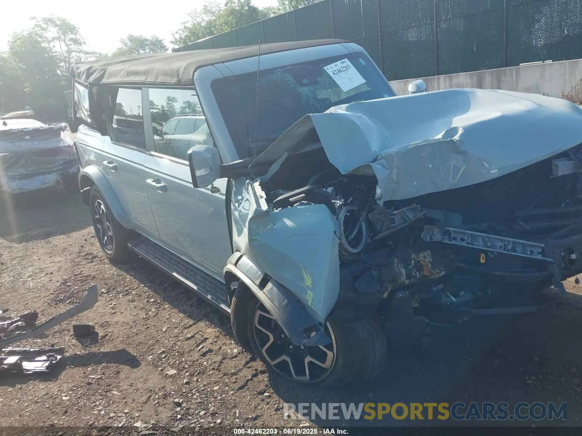 1 Photograph of a damaged car 1FMEE5DP7NLA78997 FORD BRONCO 2022