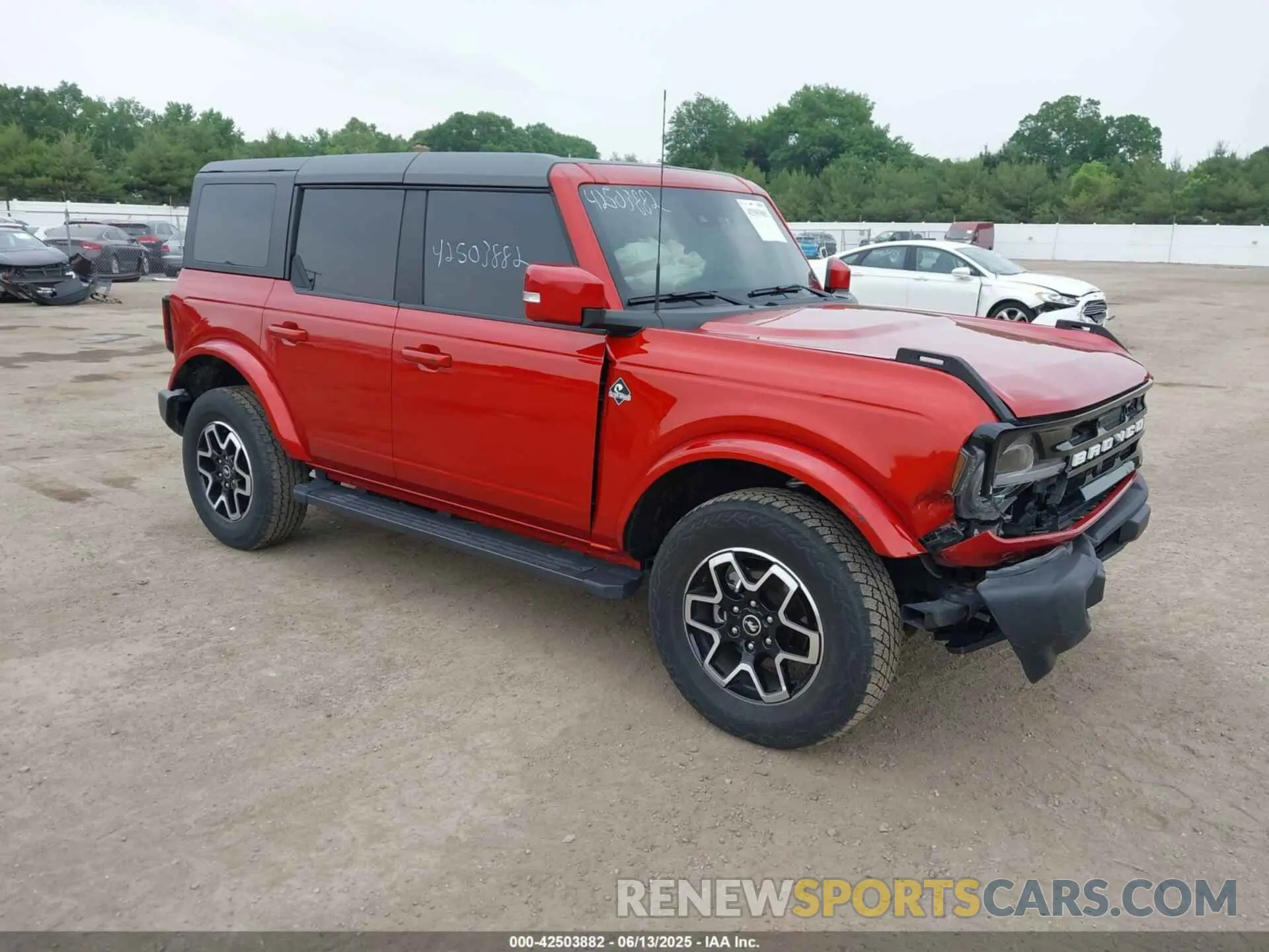 1 Photograph of a damaged car 1FMEE5DP7NLB42889 FORD BRONCO 2022