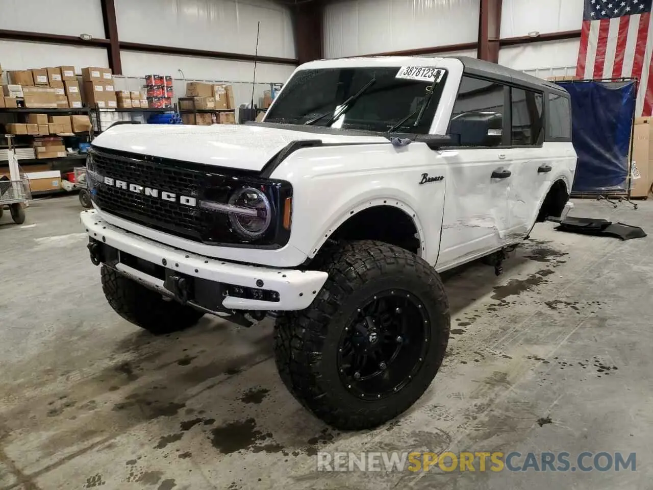 1 Photograph of a damaged car 1FMEE5DP9NLB28993 FORD BRONCO 2022