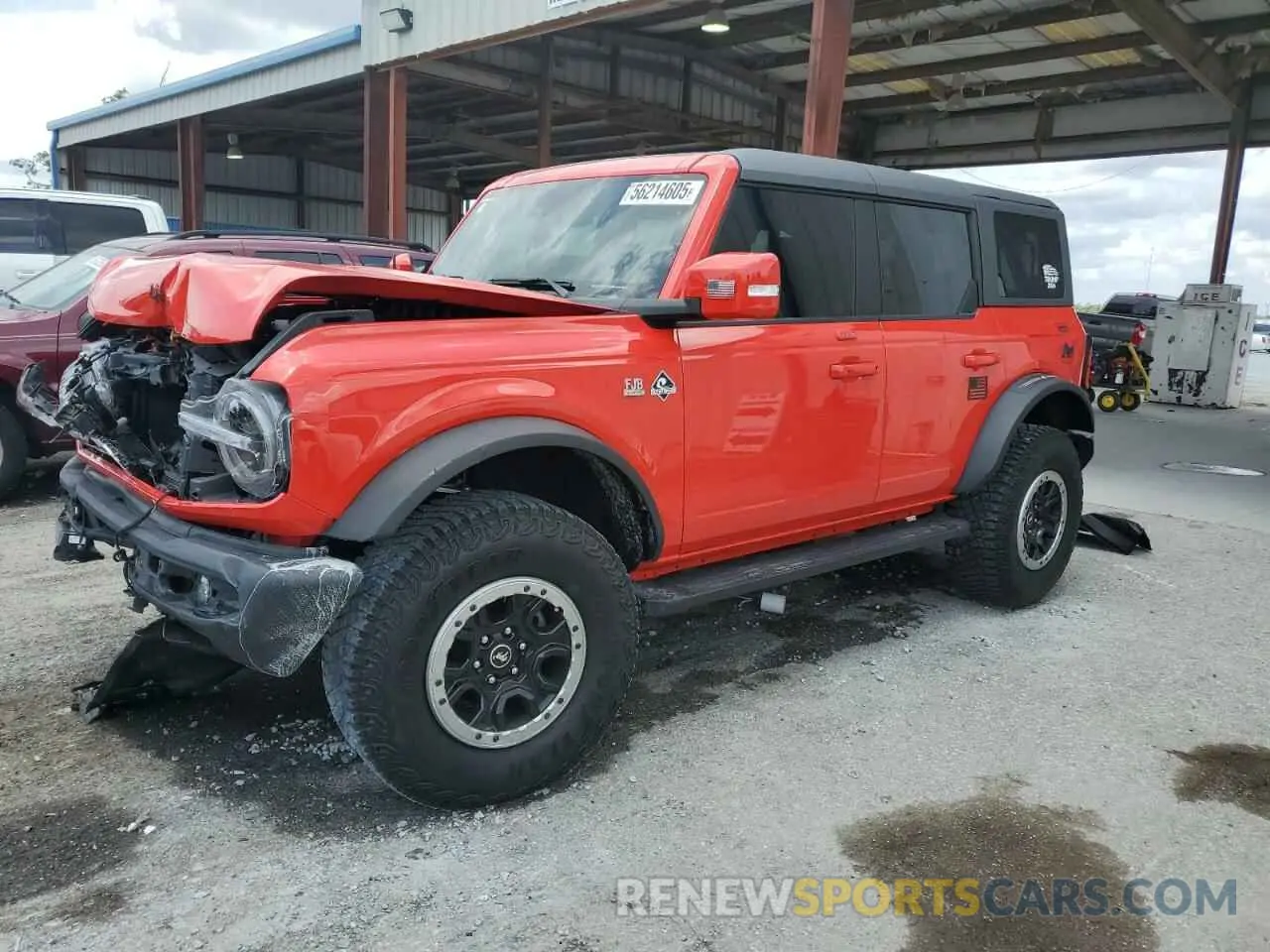 1 Photograph of a damaged car 1FMEE5DP9NLB49973 FORD BRONCO 2022