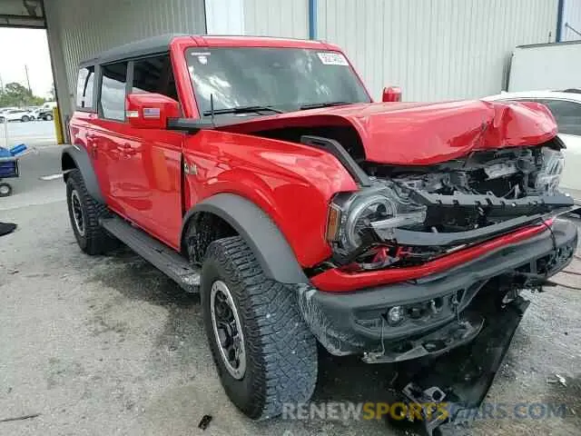 14 Photograph of a damaged car 1FMEE5DP9NLB49973 FORD BRONCO 2022