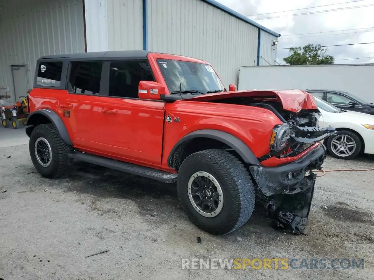 4 Photograph of a damaged car 1FMEE5DP9NLB49973 FORD BRONCO 2022