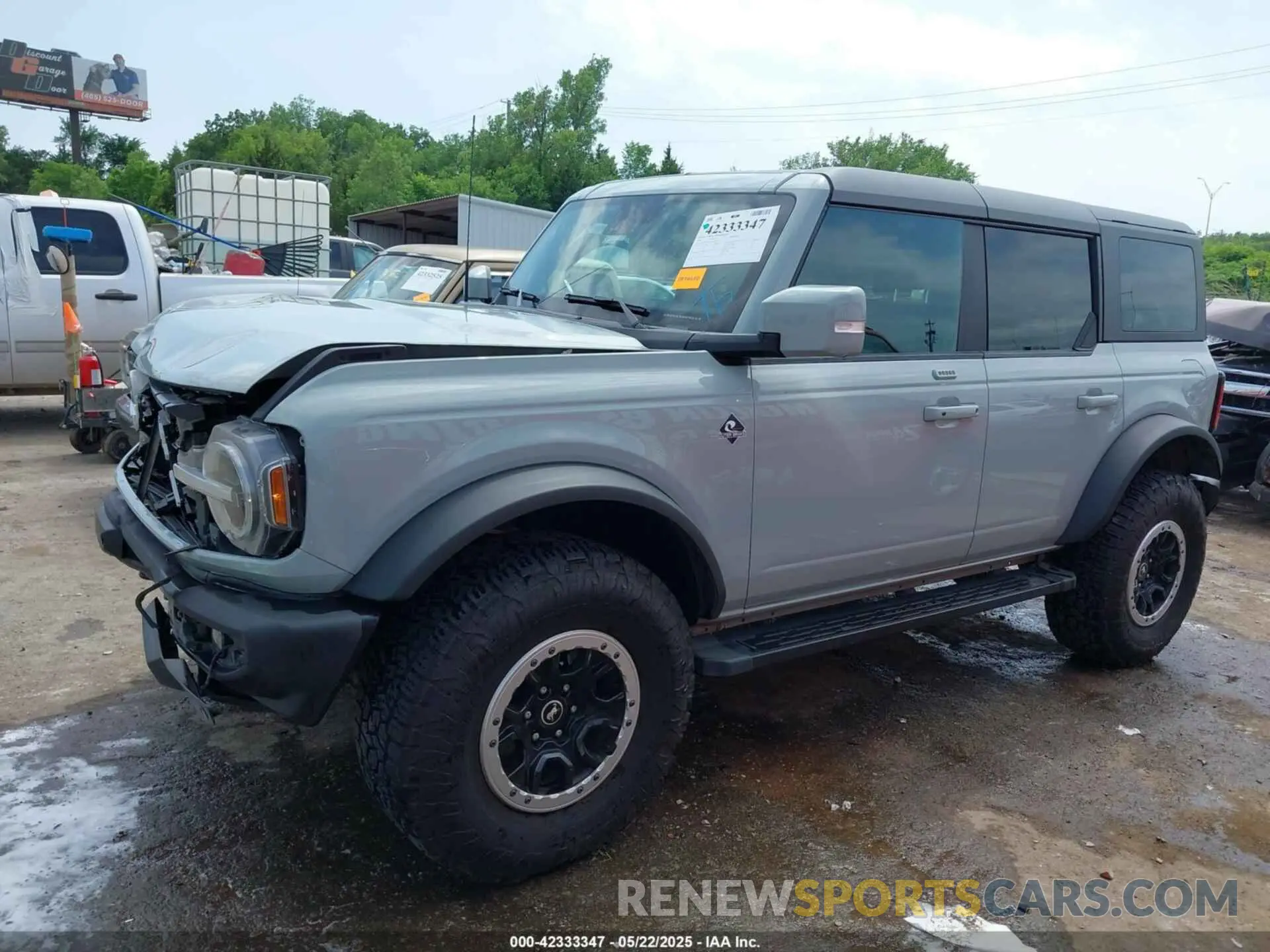 14 Photograph of a damaged car 1FMEE5DPXNLA96815 FORD BRONCO 2022