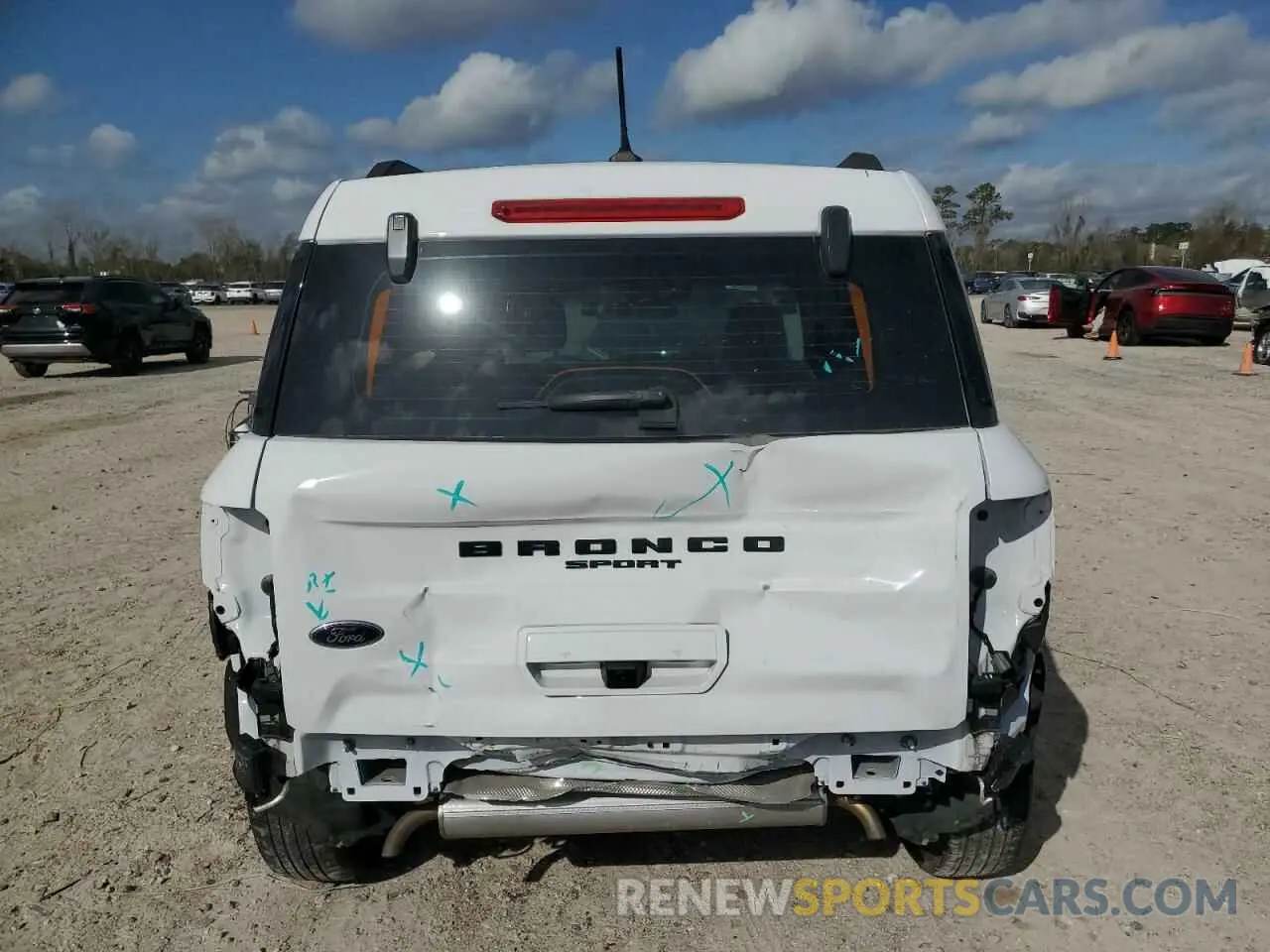 6 Photograph of a damaged car 3FMCR9A67NRD12913 FORD BRONCO 2022