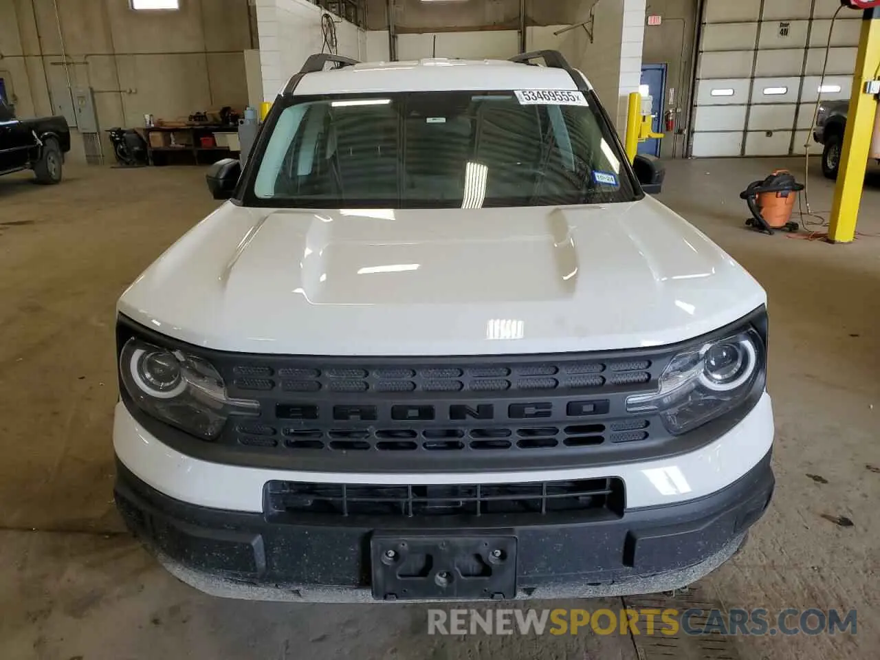 5 Photograph of a damaged car 3FMCR9A68NRD20986 FORD BRONCO 2022