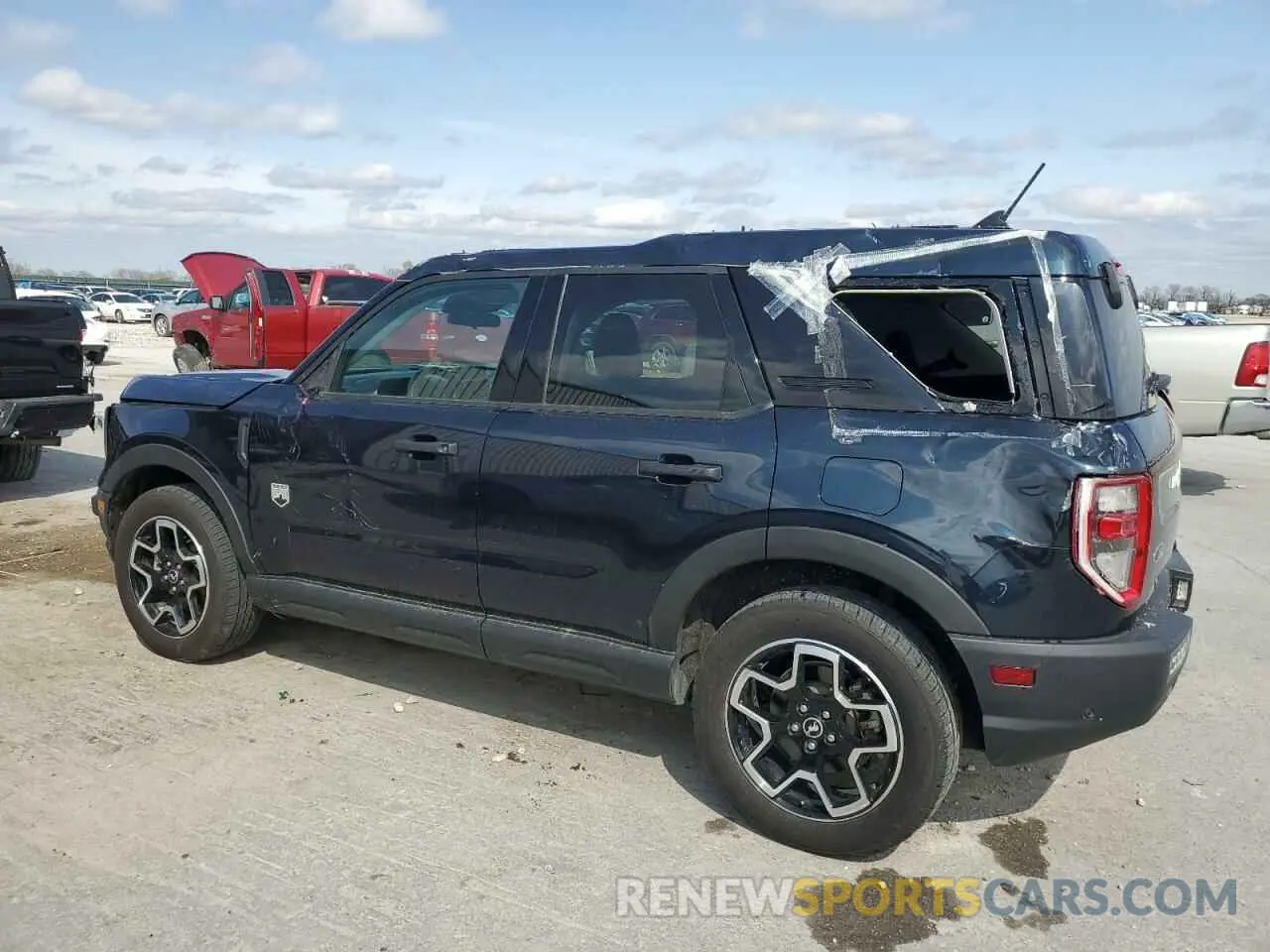 2 Photograph of a damaged car 3FMCR9B61NRD02280 FORD BRONCO 2022