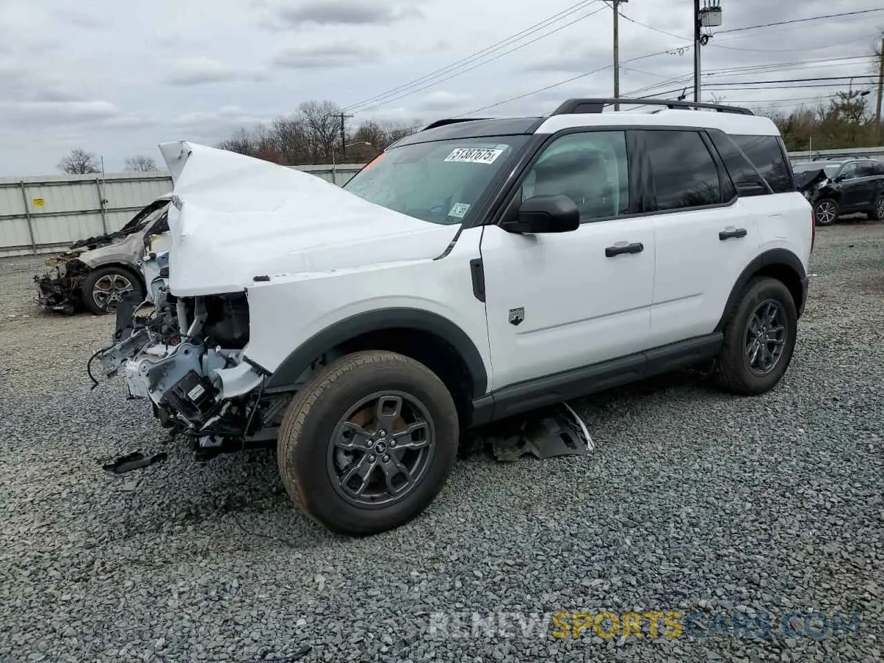 1 Photograph of a damaged car 3FMCR9B61NRD06653 FORD BRONCO 2022