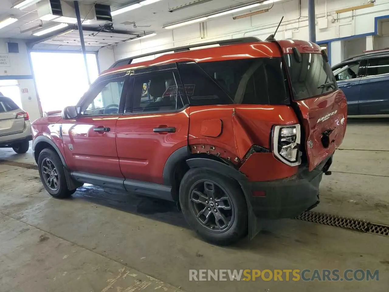 2 Photograph of a damaged car 3FMCR9B61NRD66187 FORD BRONCO 2022