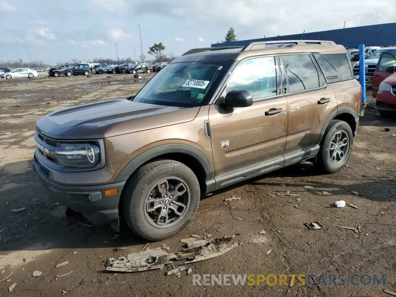 1 Photograph of a damaged car 3FMCR9B61NRE16263 FORD BRONCO 2022