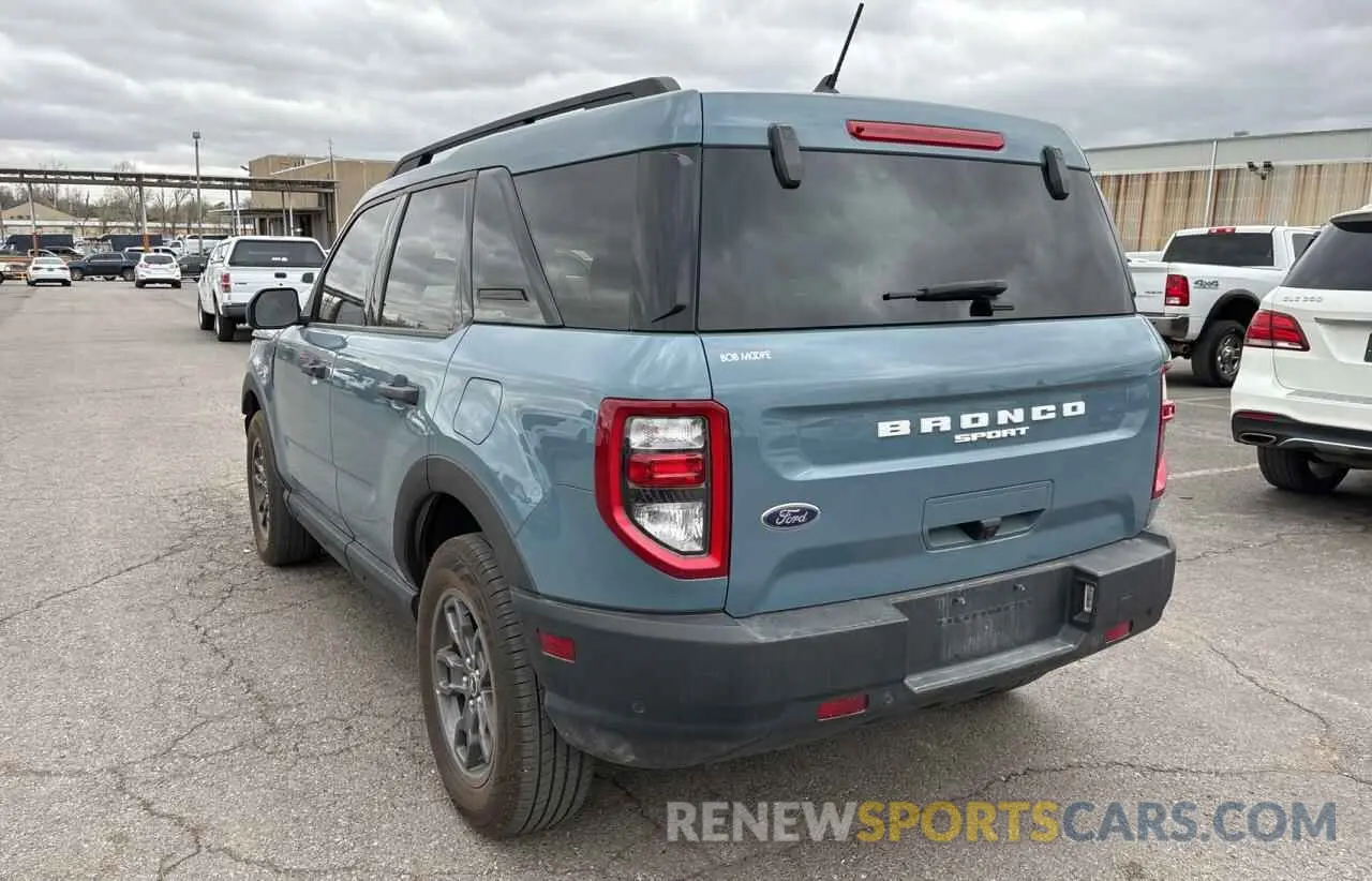 3 Photograph of a damaged car 3FMCR9B61NRE35315 FORD BRONCO 2022