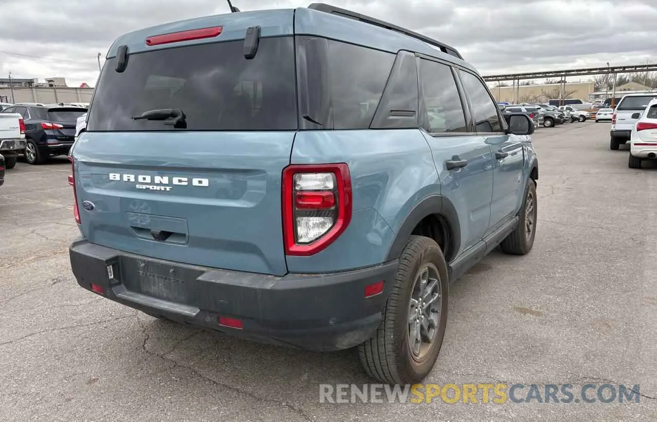 4 Photograph of a damaged car 3FMCR9B61NRE35315 FORD BRONCO 2022