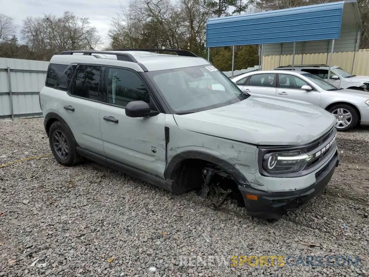 4 Photograph of a damaged car 3FMCR9B62NRD93544 FORD BRONCO 2022