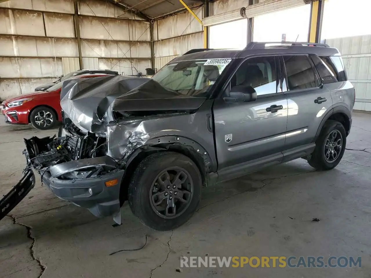 1 Photograph of a damaged car 3FMCR9B62NRE08561 FORD BRONCO 2022