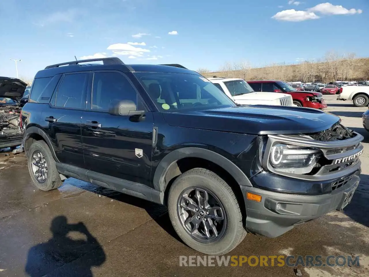 4 Photograph of a damaged car 3FMCR9B63NRD78843 FORD BRONCO 2022