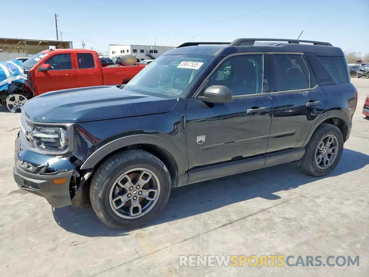 1 Photograph of a damaged car 3FMCR9B65NRD02248 FORD BRONCO 2022
