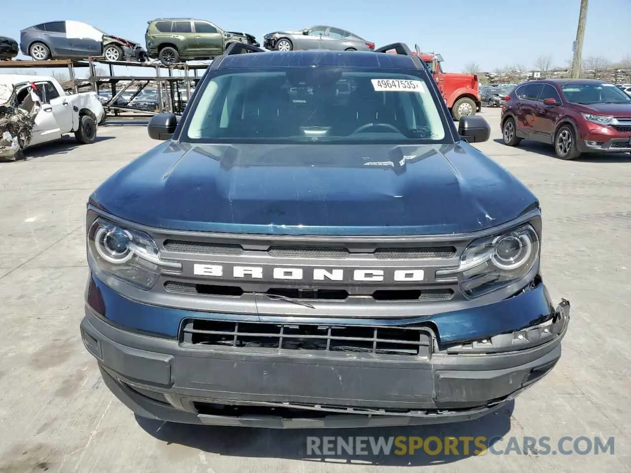 5 Photograph of a damaged car 3FMCR9B65NRD02248 FORD BRONCO 2022