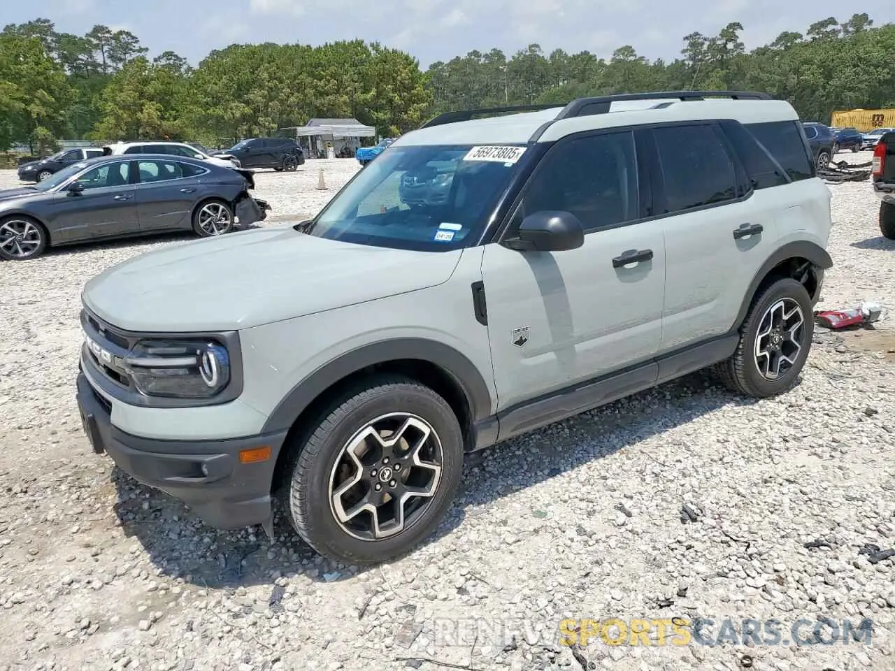 1 Photograph of a damaged car 3FMCR9B66NRD03313 FORD BRONCO 2022