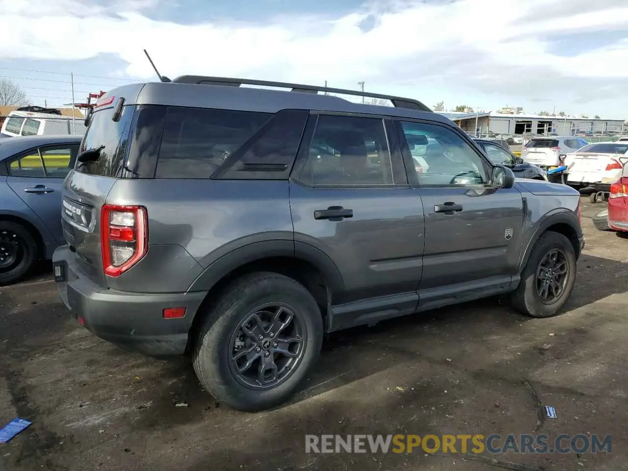 3 Photograph of a damaged car 3FMCR9B66NRE08014 FORD BRONCO 2022