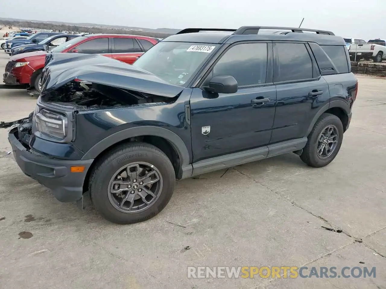 1 Photograph of a damaged car 3FMCR9B66NRE09003 FORD BRONCO 2022