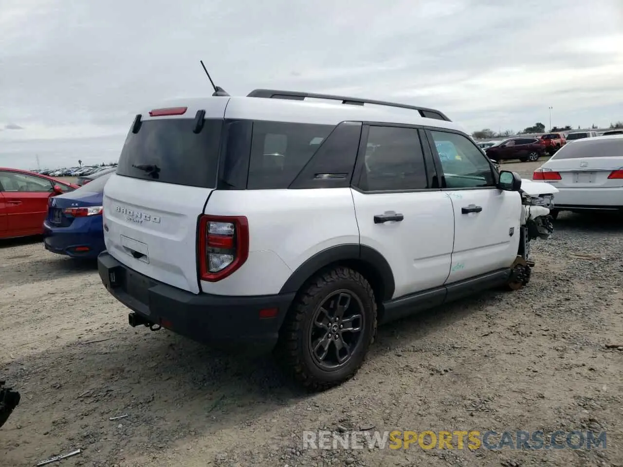 3 Photograph of a damaged car 3FMCR9B67NRD10447 FORD BRONCO 2022