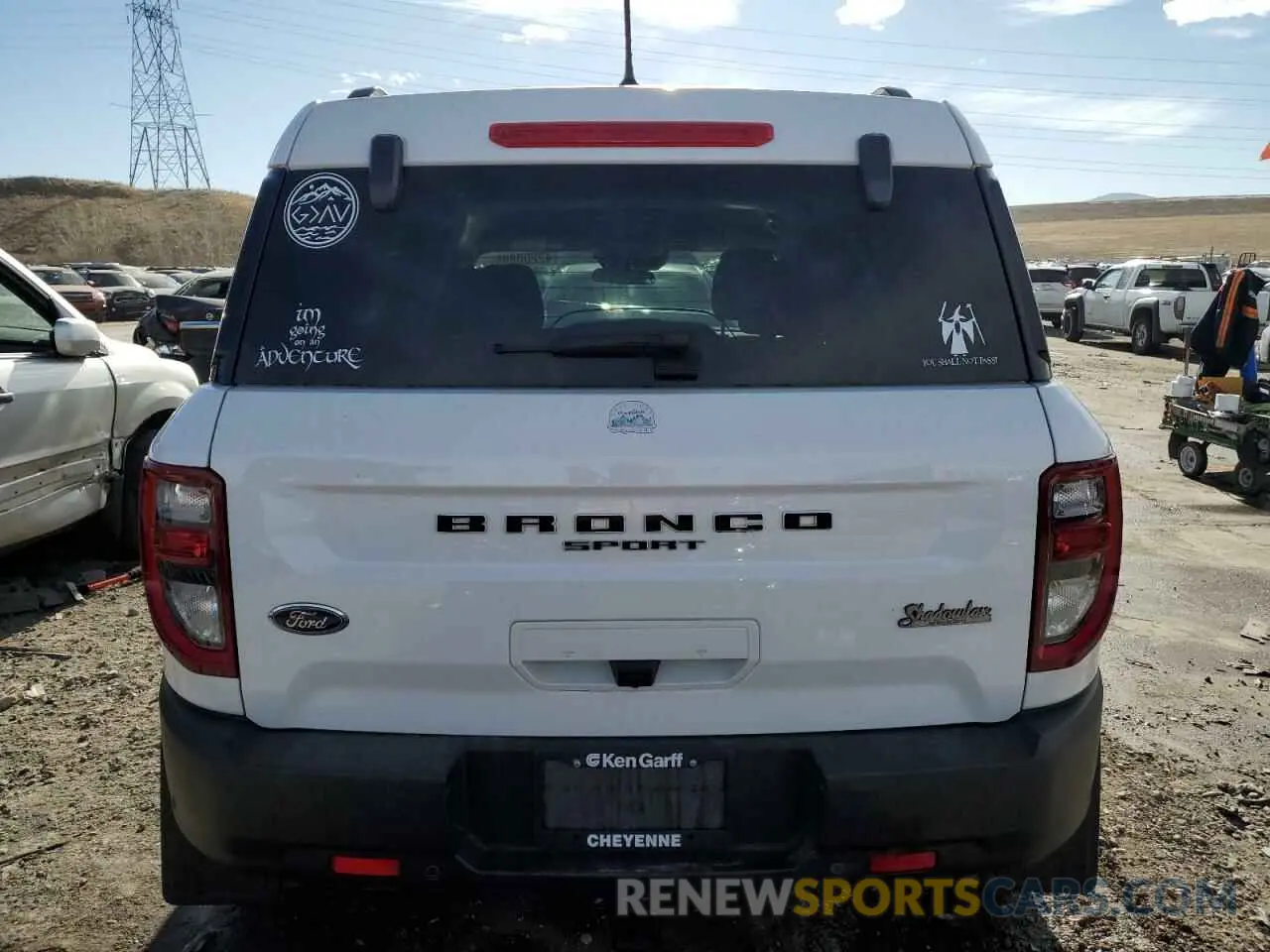 6 Photograph of a damaged car 3FMCR9B67NRD18595 FORD BRONCO 2022