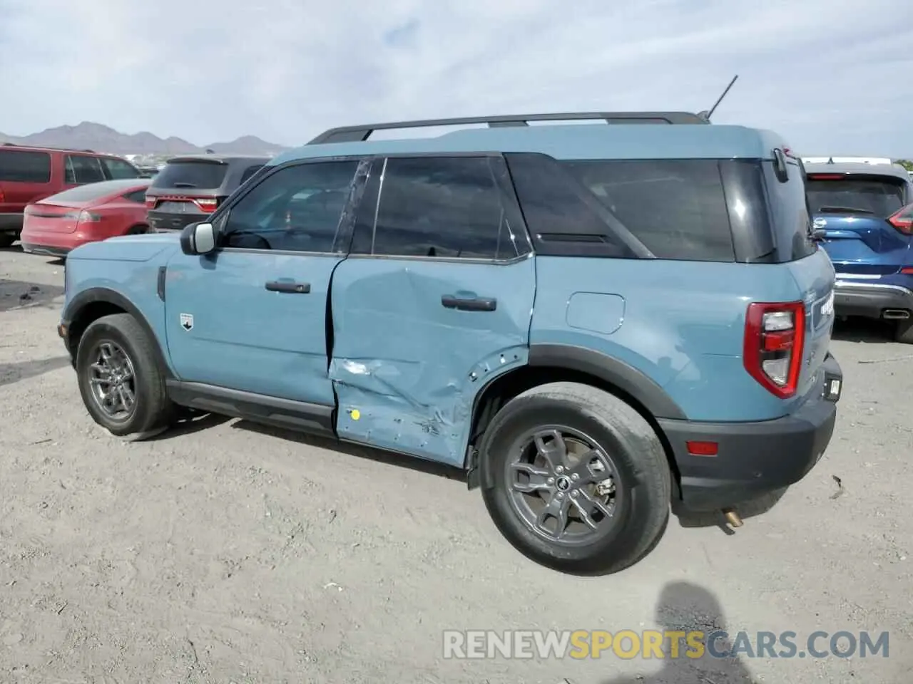 2 Photograph of a damaged car 3FMCR9B67NRD41858 FORD BRONCO 2022