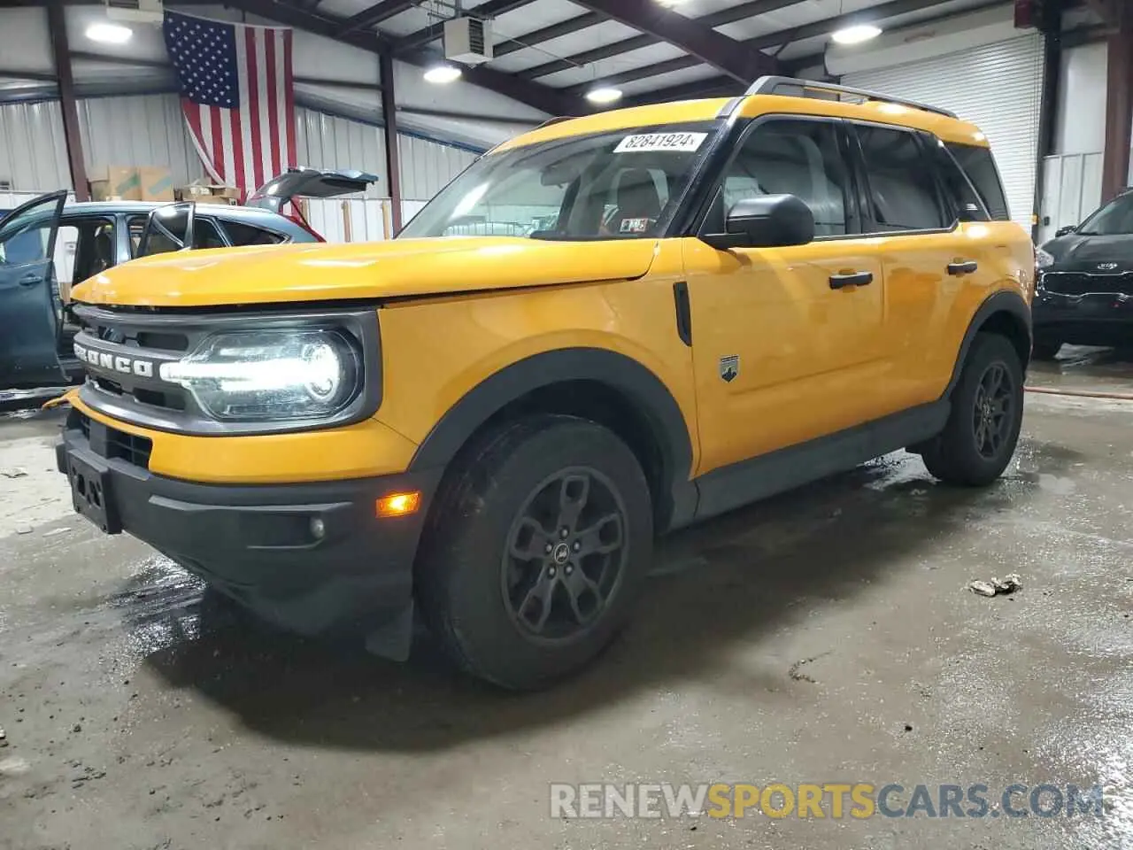 1 Photograph of a damaged car 3FMCR9B68NRD03975 FORD BRONCO 2022