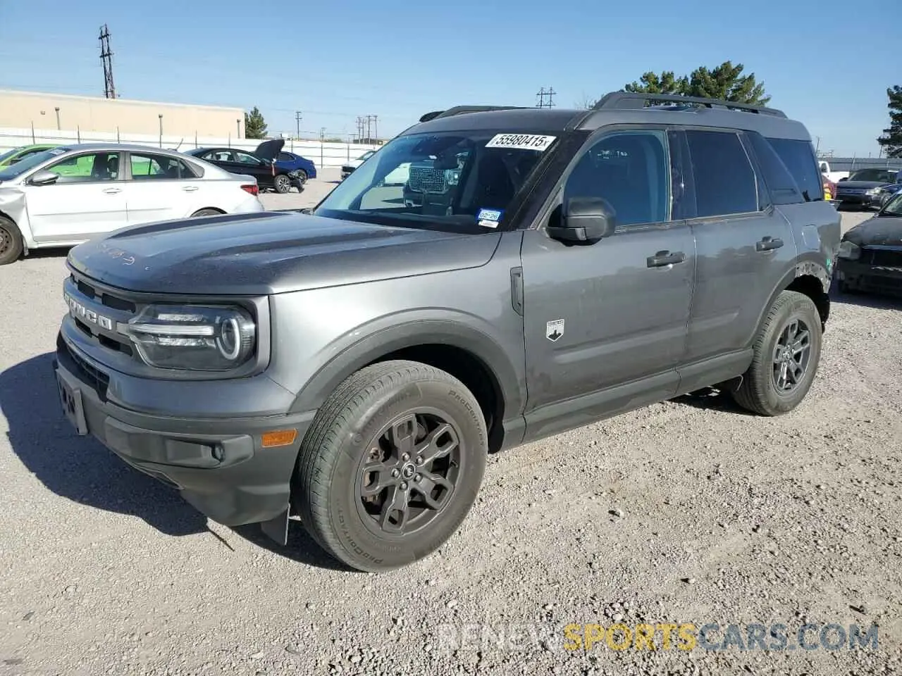 1 Photograph of a damaged car 3FMCR9B68NRE04126 FORD BRONCO 2022