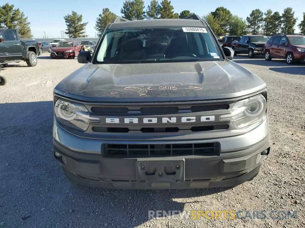 5 Photograph of a damaged car 3FMCR9B68NRE04126 FORD BRONCO 2022