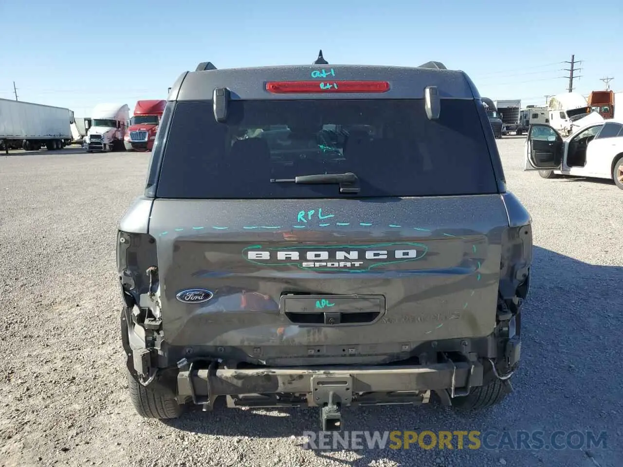6 Photograph of a damaged car 3FMCR9B68NRE04126 FORD BRONCO 2022