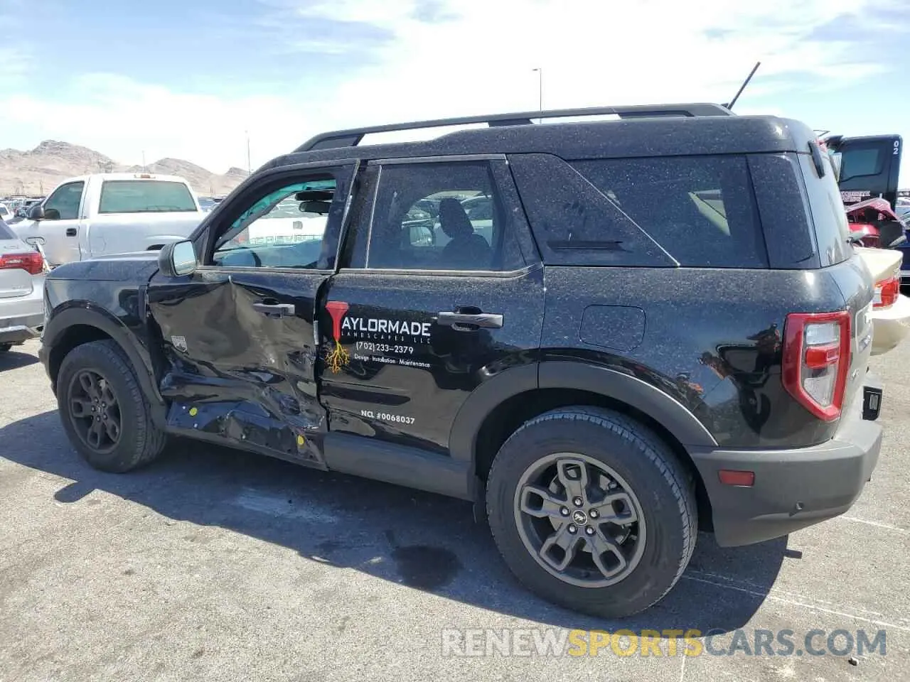 2 Photograph of a damaged car 3FMCR9B68NRE06037 FORD BRONCO 2022