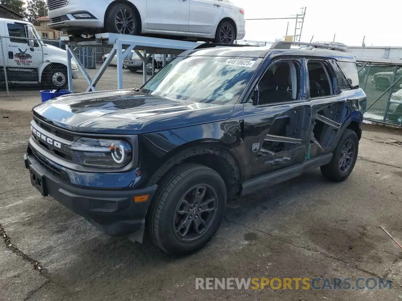 1 Photograph of a damaged car 3FMCR9B69NRD25547 FORD BRONCO 2022
