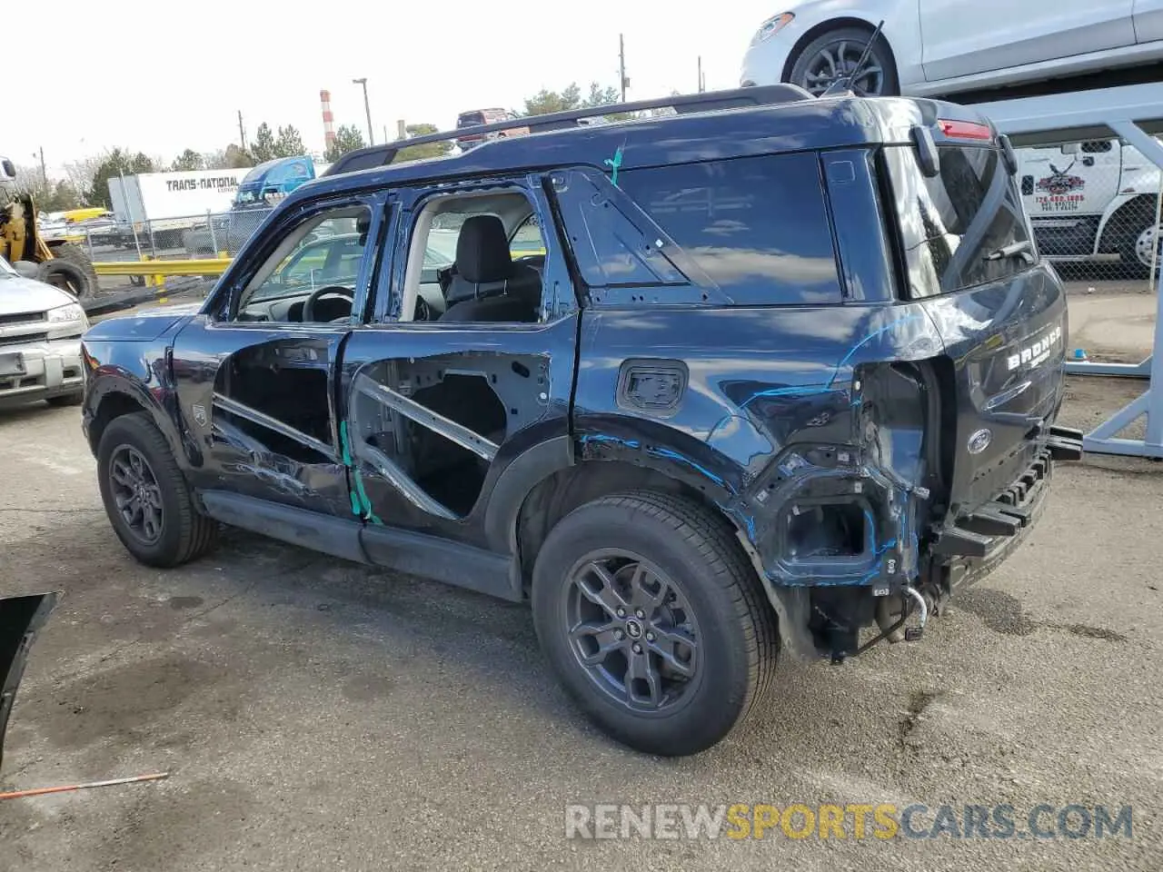 2 Photograph of a damaged car 3FMCR9B69NRD25547 FORD BRONCO 2022