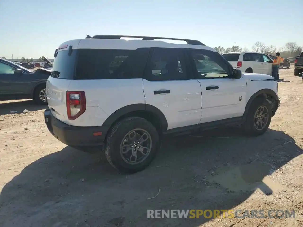 3 Photograph of a damaged car 3FMCR9B6XNRE32946 FORD BRONCO 2022