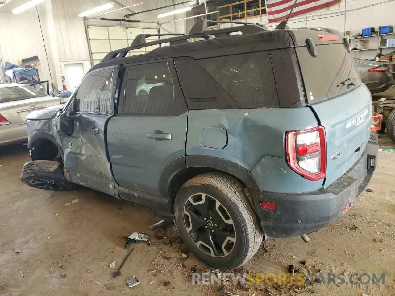 2 Photograph of a damaged car 3FMCR9C63NRD98654 FORD BRONCO 2022