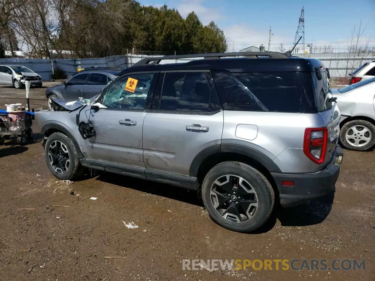 2 Photograph of a damaged car 3FMCR9C69NRD30942 FORD BRONCO 2022