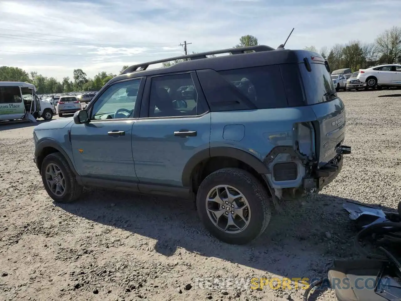 2 Photograph of a damaged car 3FMCR9D96NRD89701 FORD BRONCO 2022