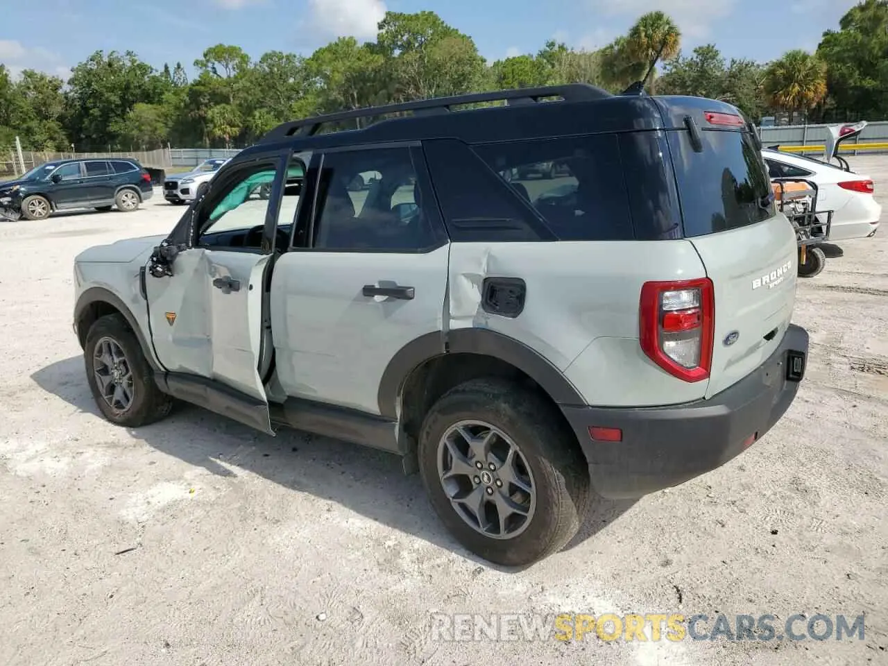 2 Photograph of a damaged car 3FMCR9D99NRE21606 FORD BRONCO 2022