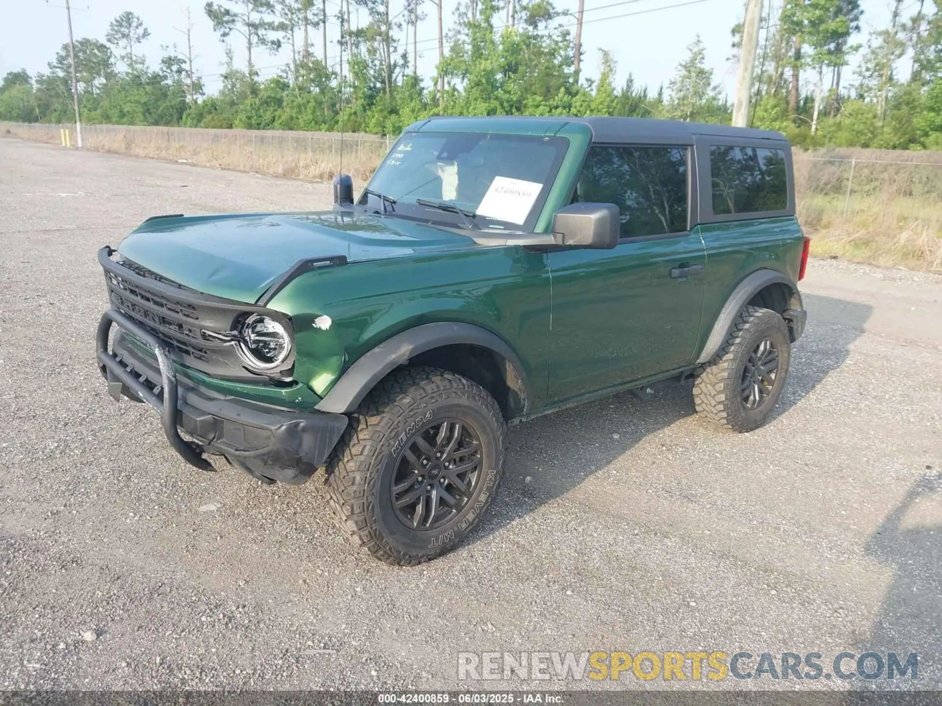 2 Photograph of a damaged car 1FMDE5AH5PLB25438 FORD BRONCO 2023