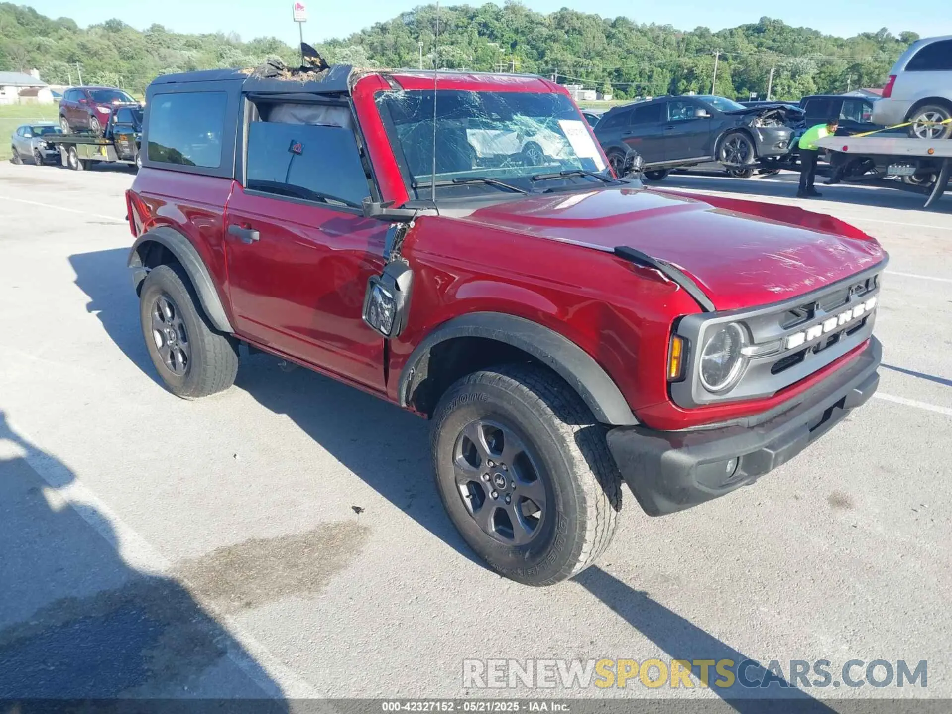 1 Photograph of a damaged car 1FMDE5AH6PLB24542 FORD BRONCO 2023