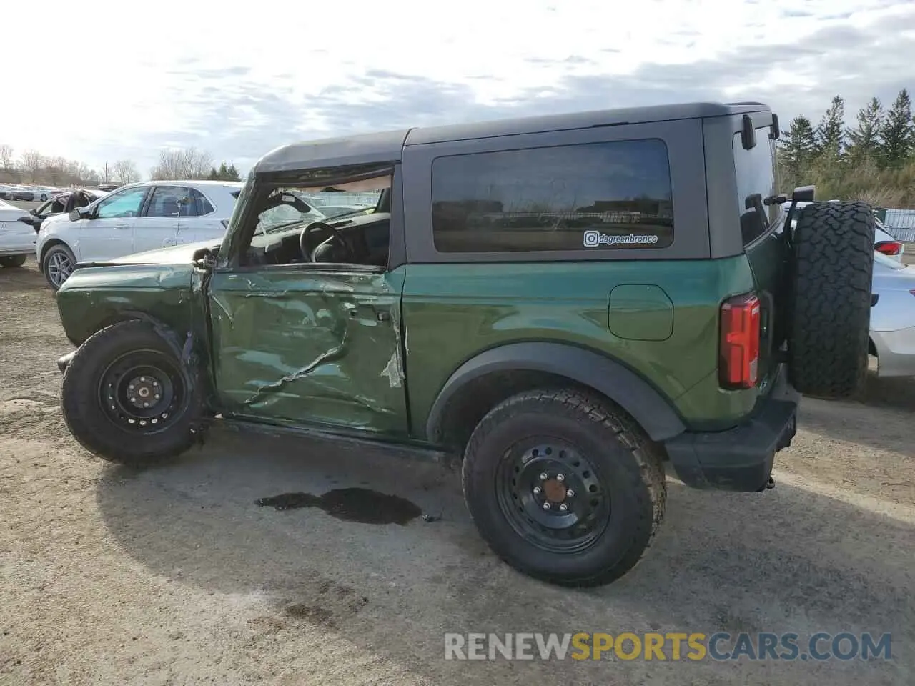 2 Photograph of a damaged car 1FMDE5AHXPLB36841 FORD BRONCO 2023