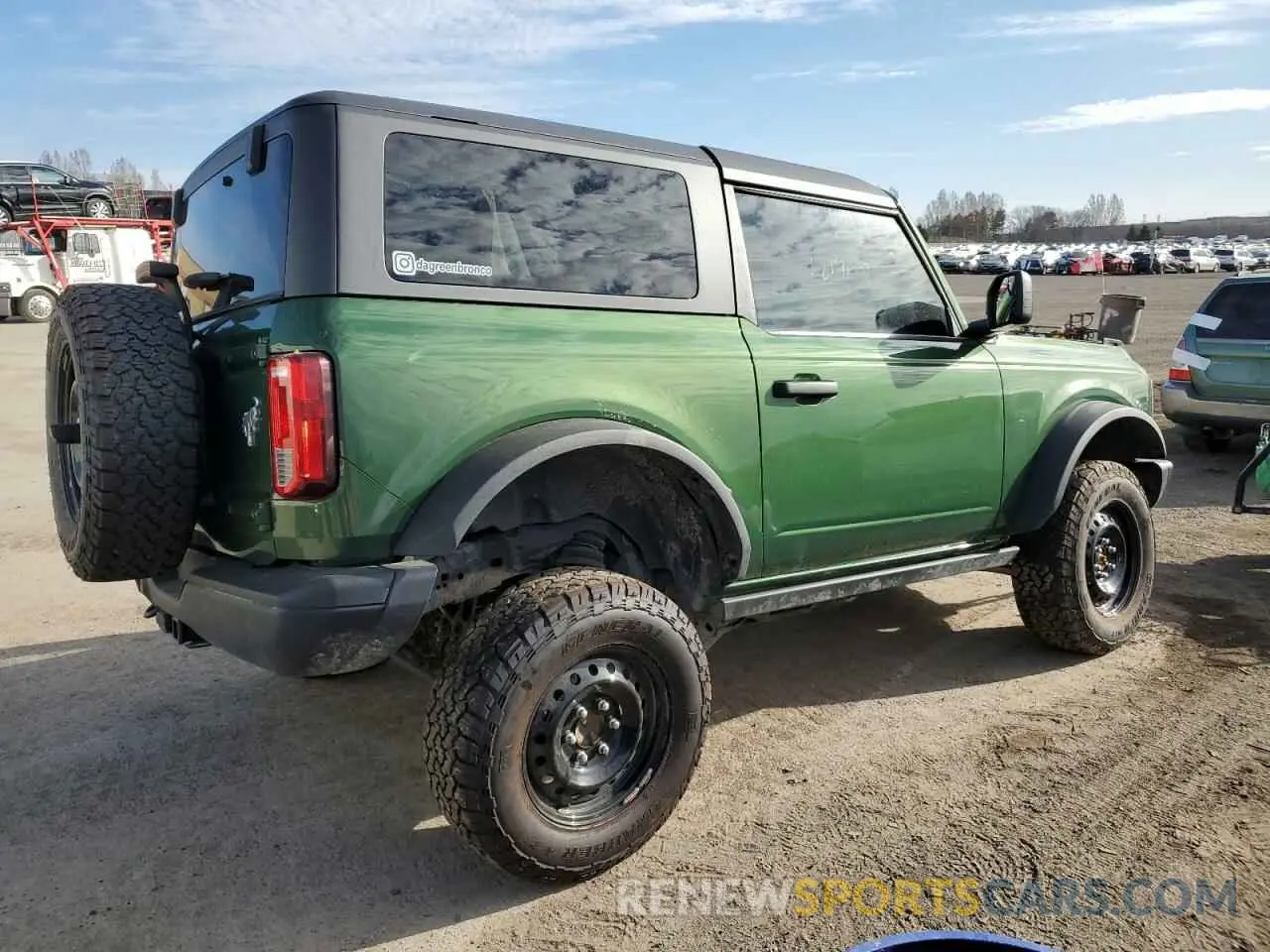 3 Photograph of a damaged car 1FMDE5AHXPLB36841 FORD BRONCO 2023