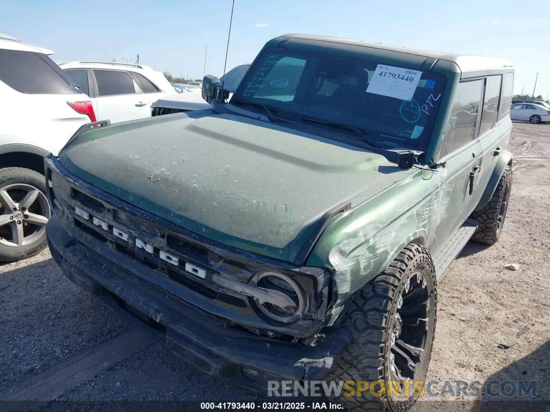 2 Photograph of a damaged car 1FMEE5BP5PLB89313 FORD BRONCO 2023