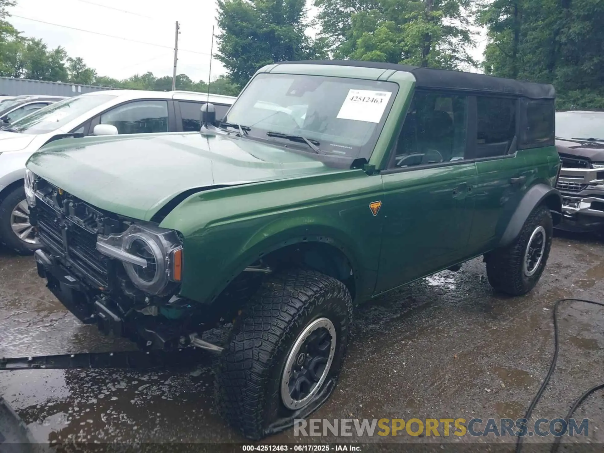 2 Photograph of a damaged car 1FMEE5DH1PLC07103 FORD BRONCO 2023
