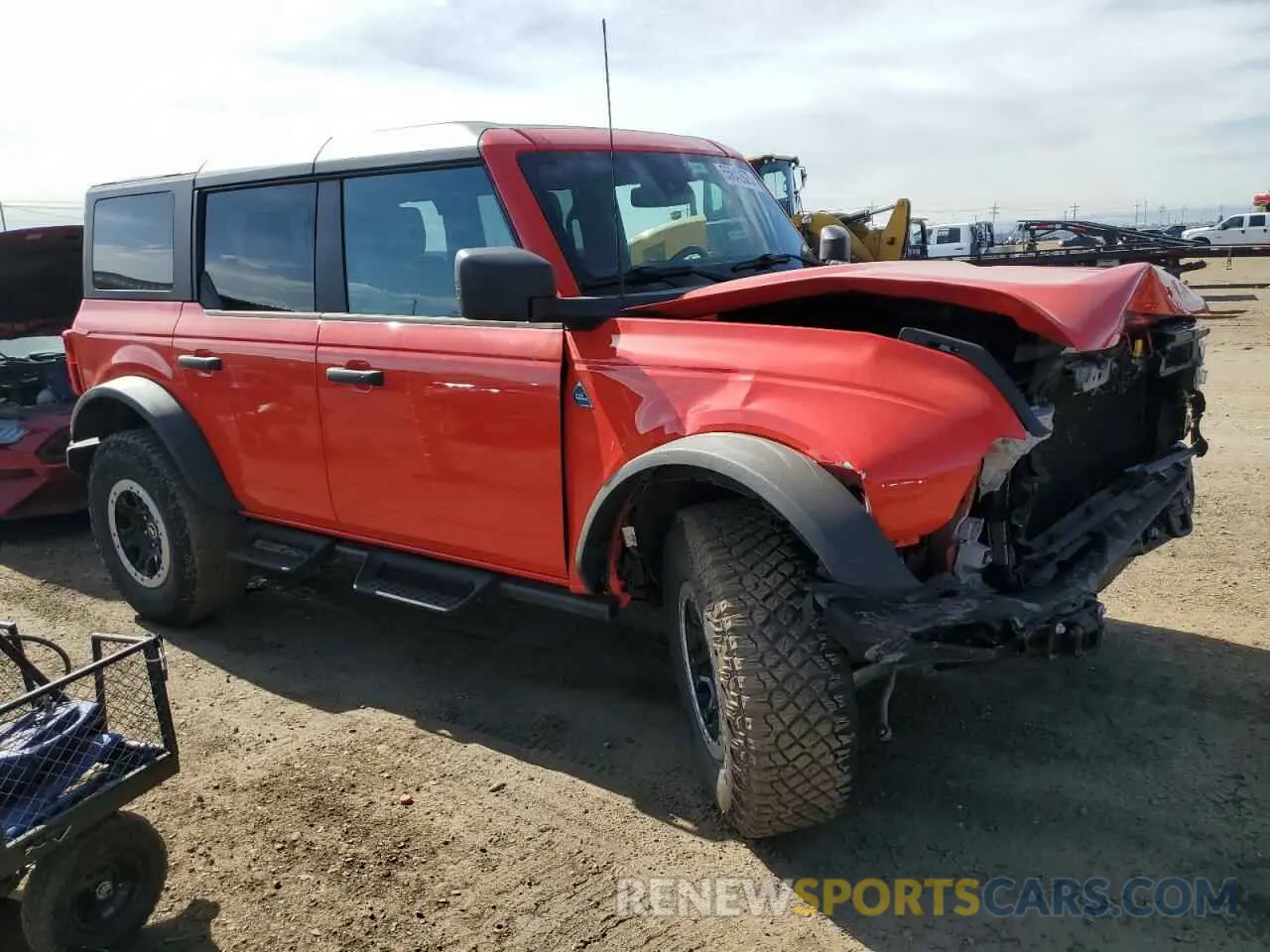 4 Photograph of a damaged car 1FMEE5DH5PLB93397 FORD BRONCO 2023